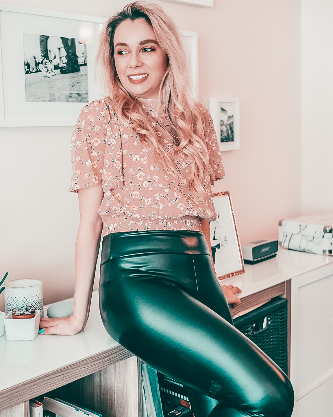 How to wear leather leggings - LUCIANA COUTO