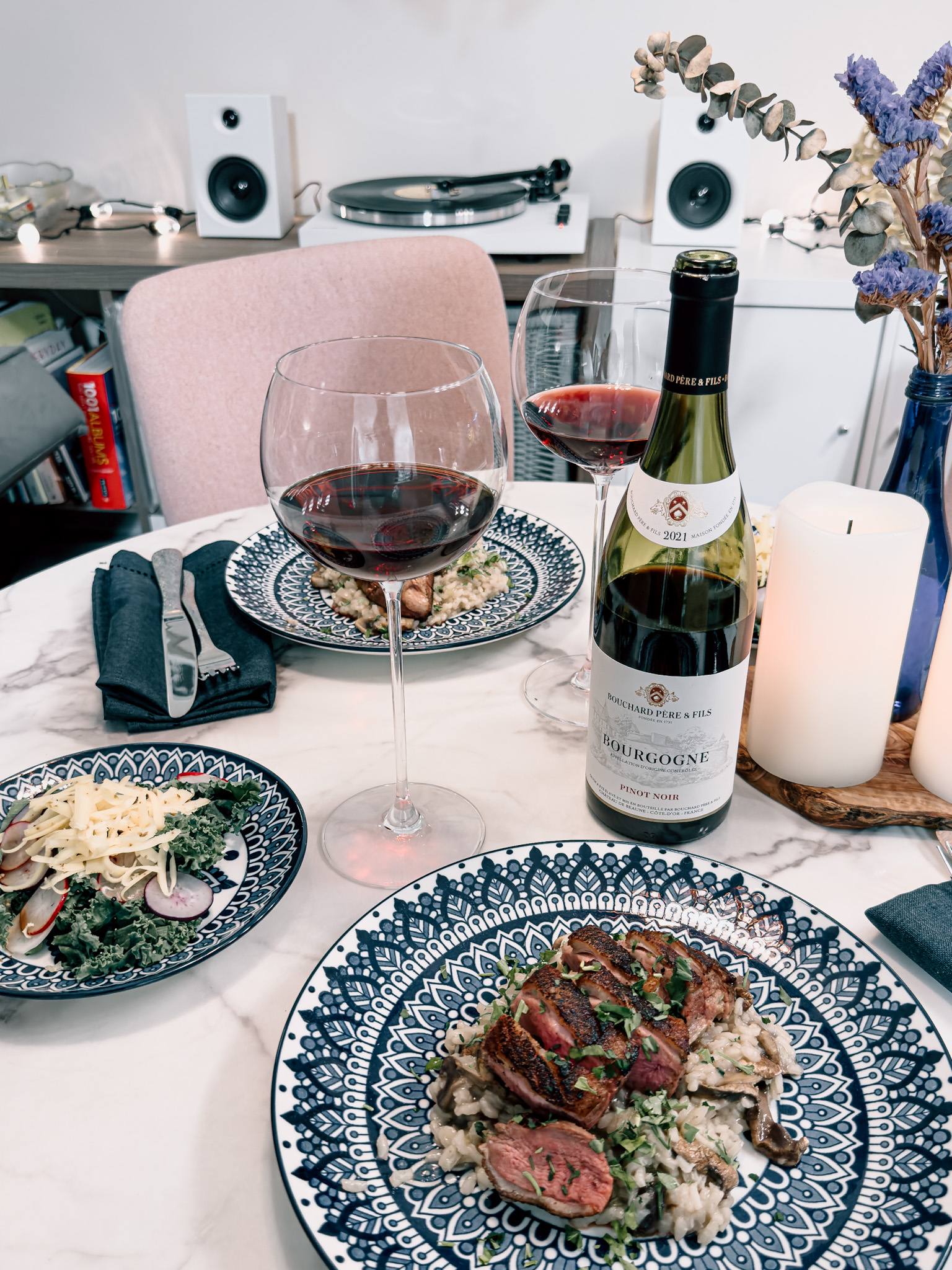 Saturday Evening Delights: Crafting a Comforting Fungi Risotto and Duck Magret Dinner