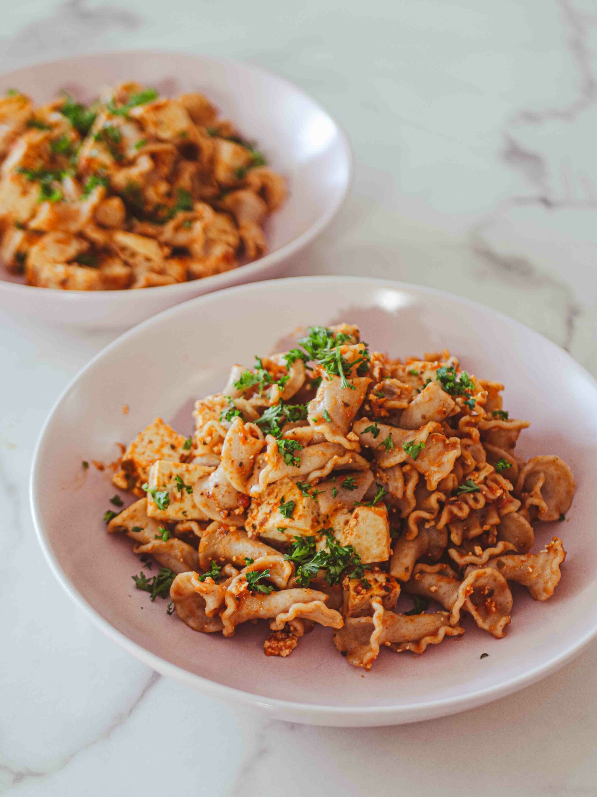 The Impromptu Lunch Hero: Whole Wheat Pasta with Tofu