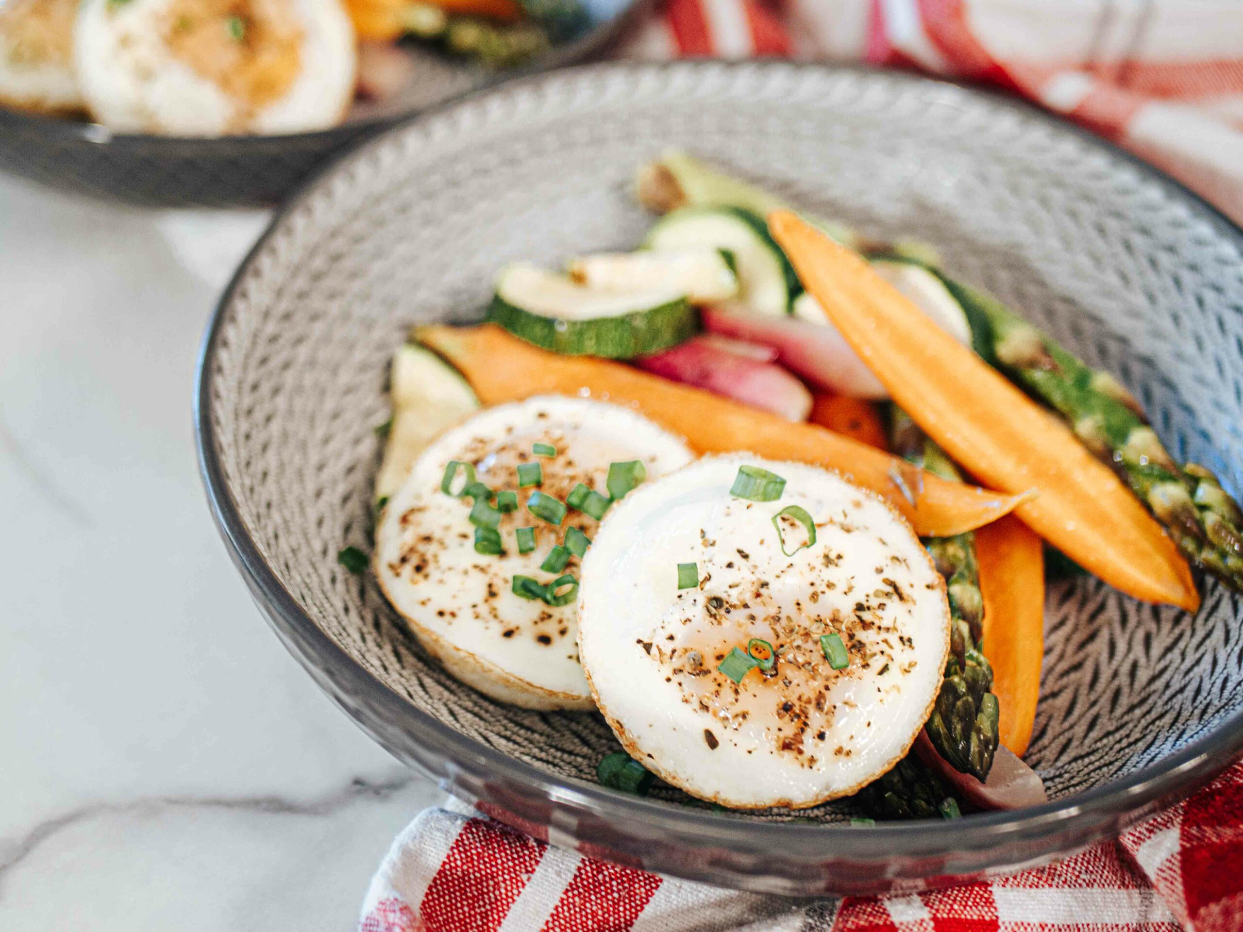 Sunday Delight: Easy Baked Eggs with Roasted Veggies
