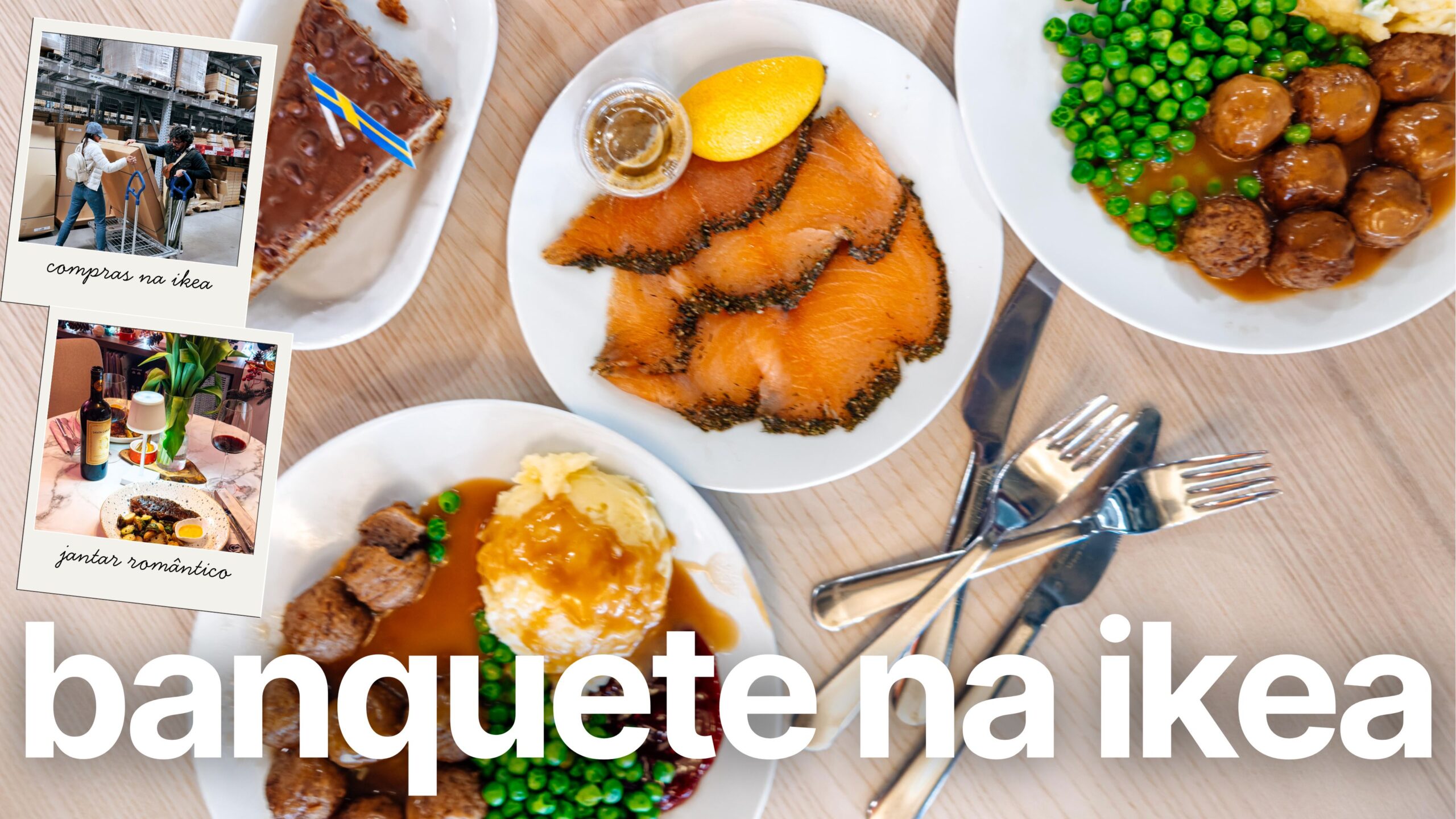 Comemos no restaurante da Ikea e, claro, compramos algo também