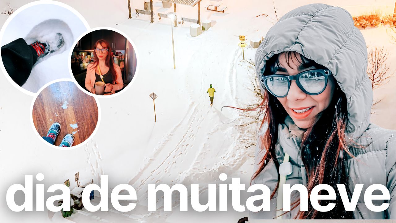 Dia de muita neve em Toronto | Fazendo velas em casa