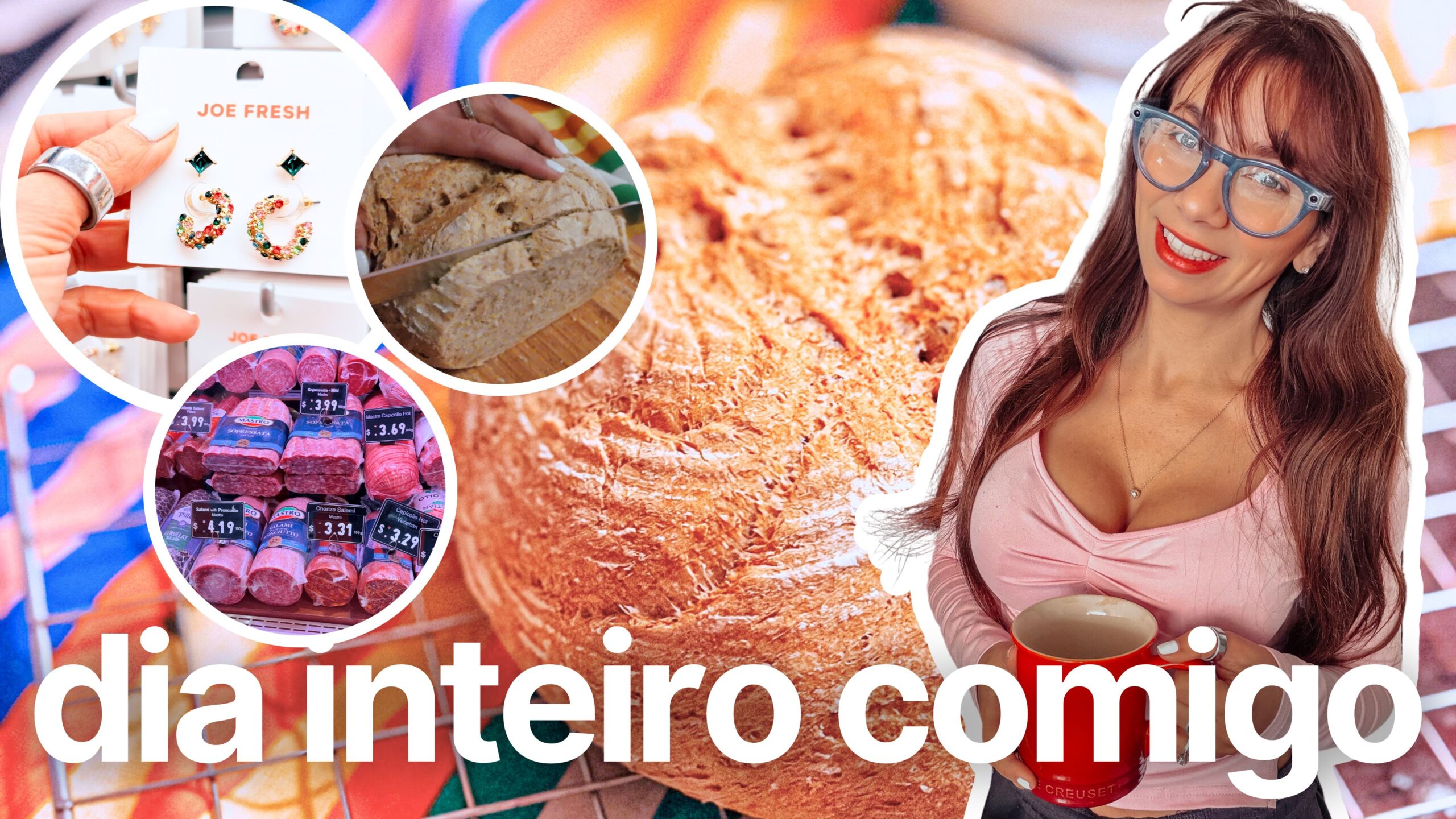Pão quente saindo do forno: um dia perfeito em casa + Compras no Supermercado!