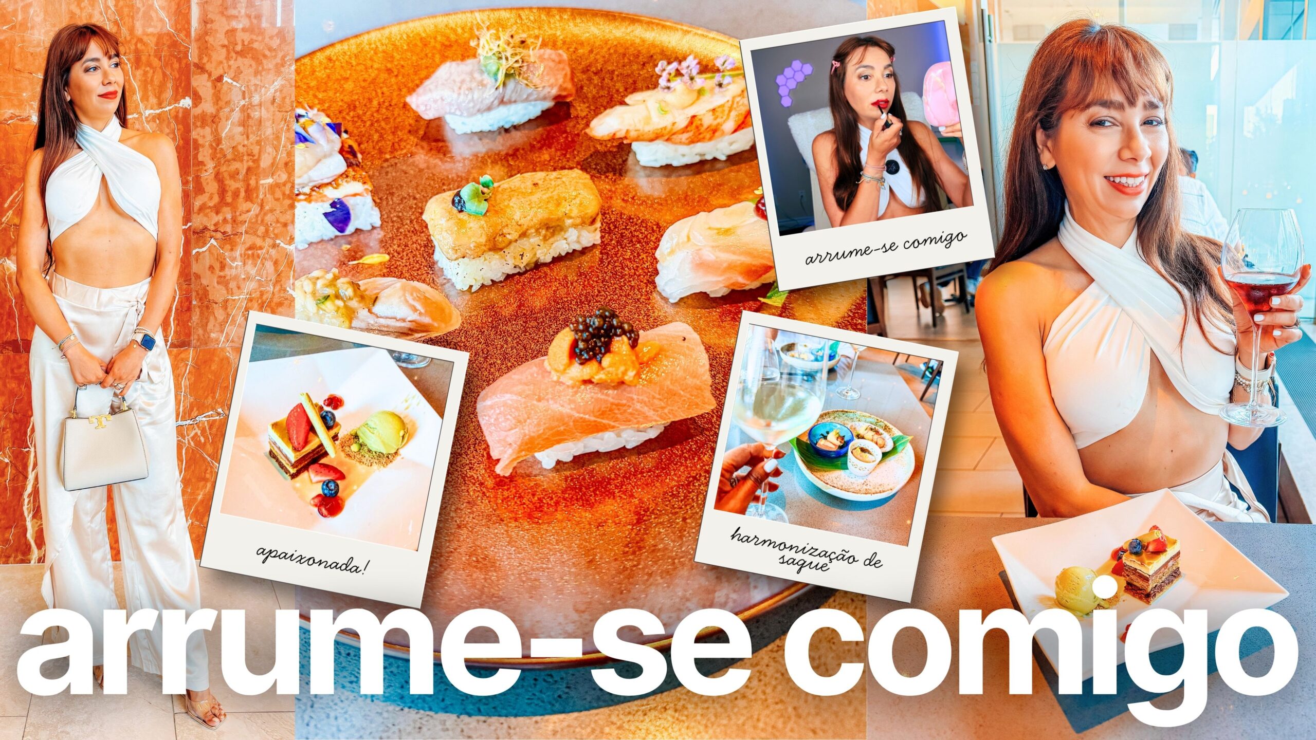 Vem se arrumar comigo depois do peeling (a esteticista não vai gostar) + jantar japonês LINDO