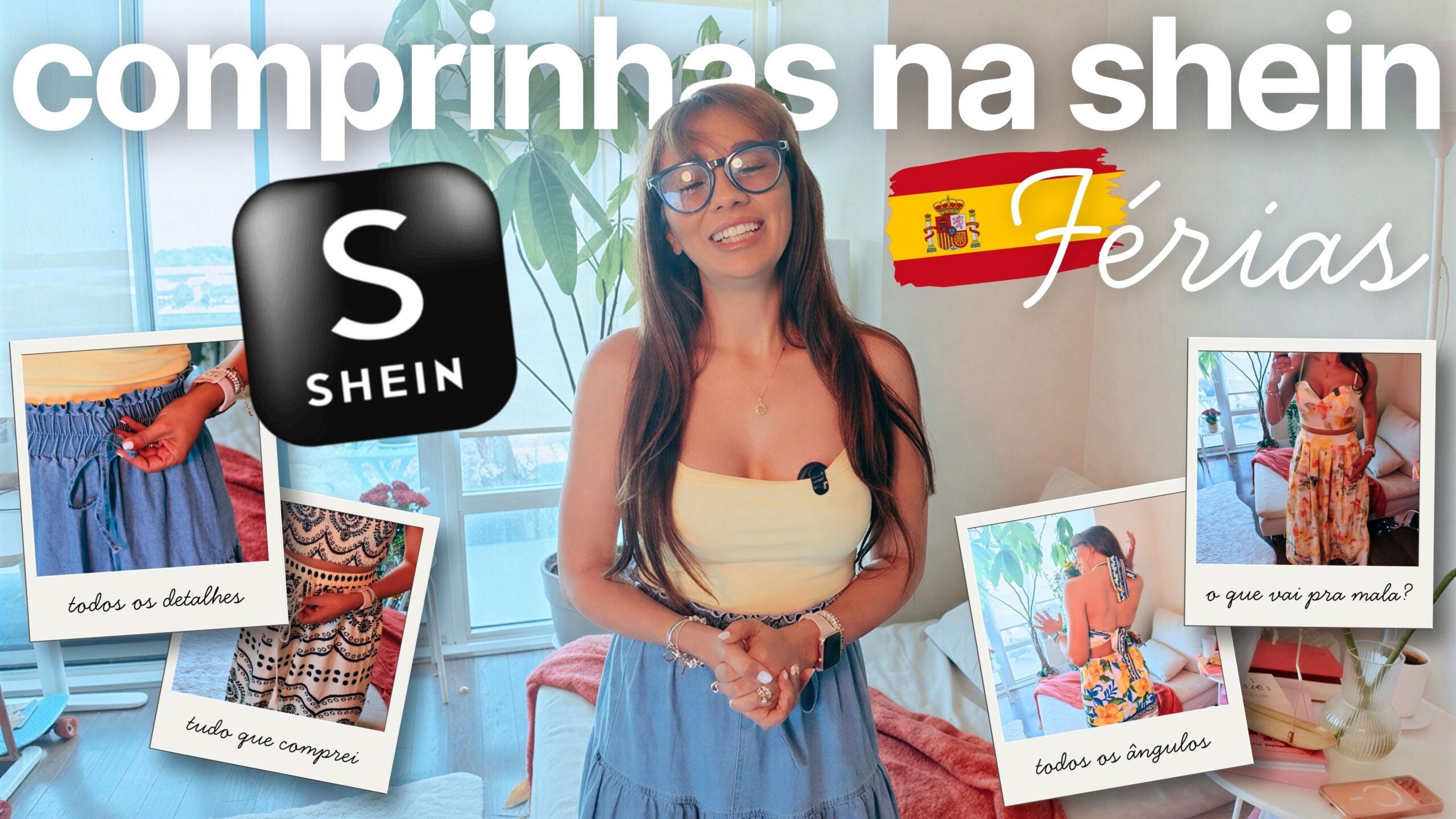 SHEIN para Férias na Espanha 🇪🇸 Tudo o que uma baixinha de 44 anos precisa na mala!