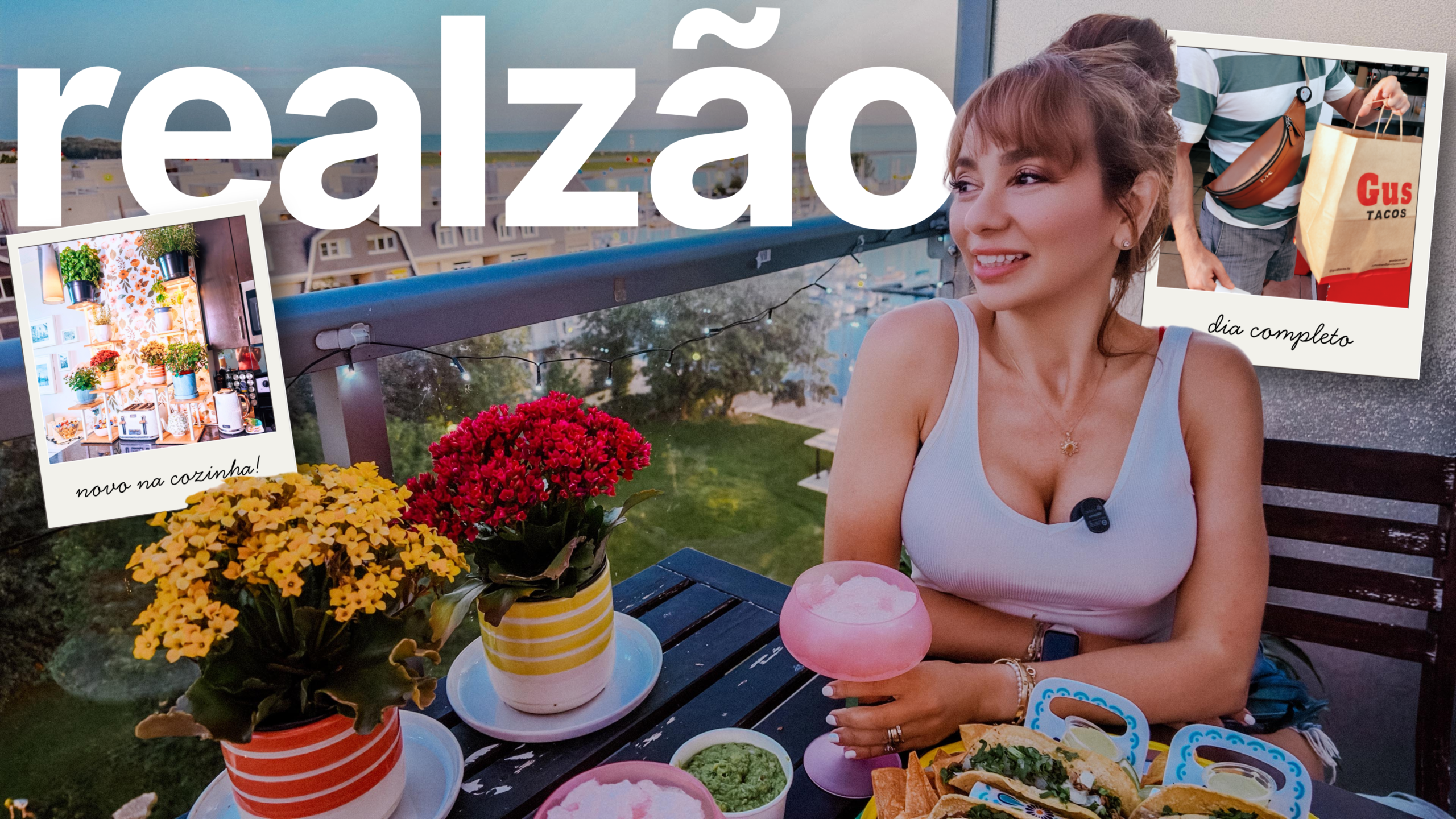 Horta na cozinha, cílios semipermanentes e tacos na varanda | sexta-feira comum aos 44 anos
